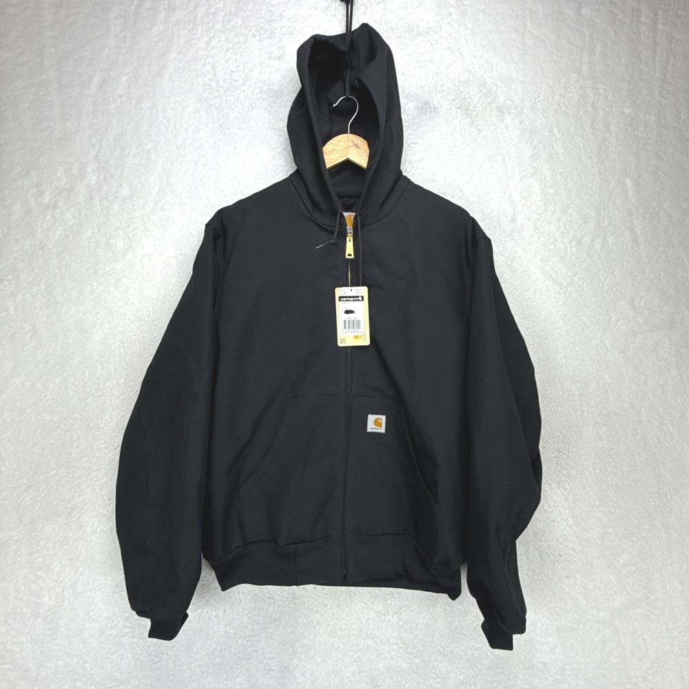 Carhartt Sandstone Active Jacket Thermal Lined Mens Medium J131 BLK Black NWT